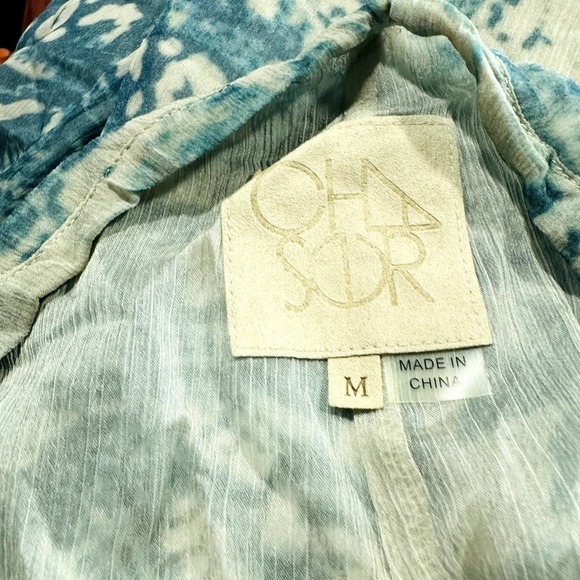 Chaser NWT Silk Chiffon Tulip Floral Boho Cutoff Shorts Tapestry Size Medium - Picture 7 of 7